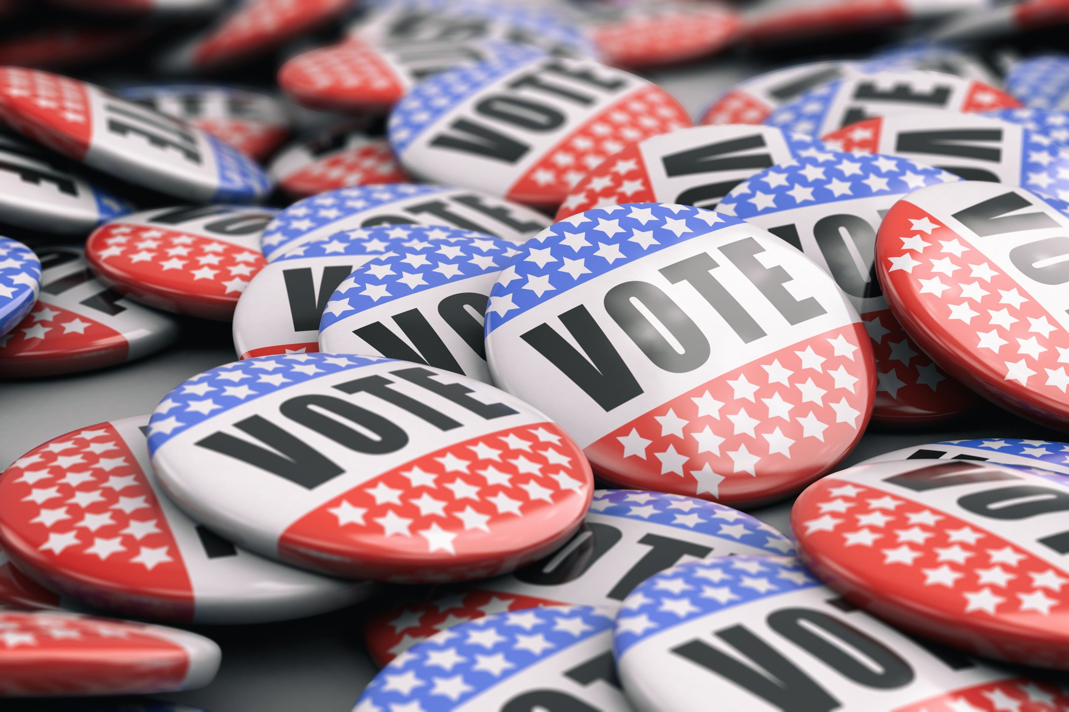 US Presidential Election Voting Pins